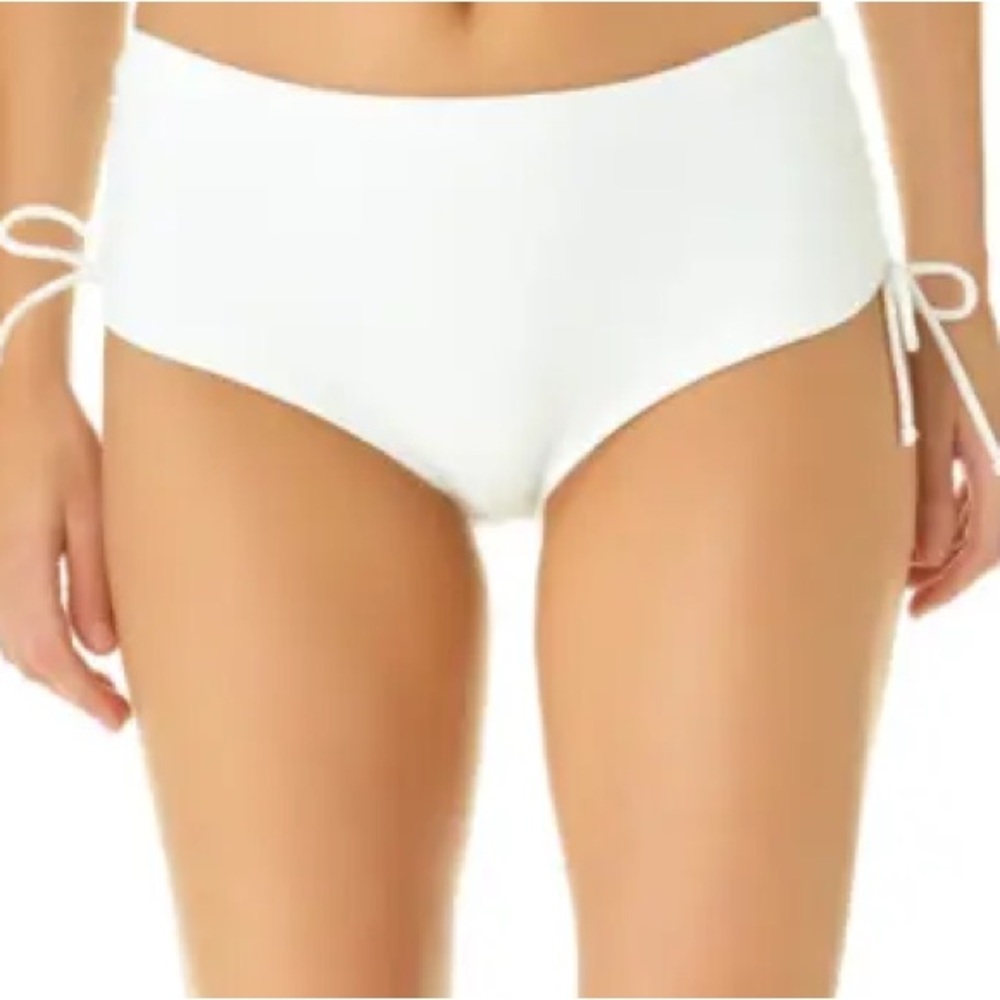CATALINA women’s white side tie swim bottoms style #19ct305 size M NWT - Picture 3 of 9